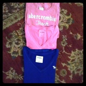Three Abercrombie TShirts Excellent Condition